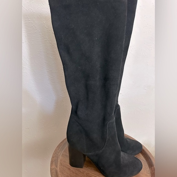 Michael Kors Leigh Suede Knee High Boots - 9 - Picture 1 of 7